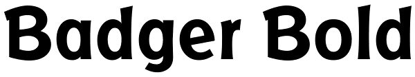 Badger Bold Font