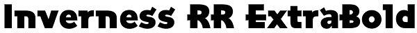 Inverness RR ExtraBold Font