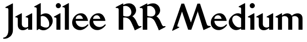 Jubilee RR Medium Font