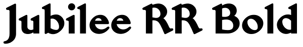 Jubilee RR Bold Font