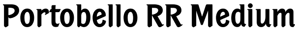 Portobello RR Medium Font