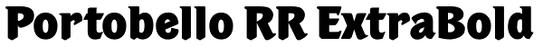 Portobello RR ExtraBold Font