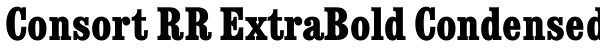 Consort RR ExtraBold Condensed Font