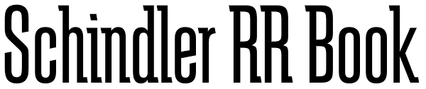 Schindler RR Book Font