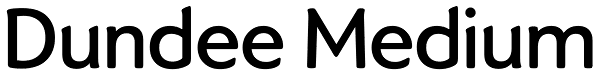 Dundee Medium Font