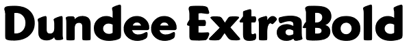 Dundee ExtraBold Font