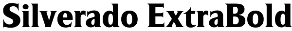 Silverado ExtraBold Font