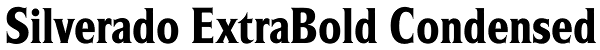 Silverado ExtraBold Condensed Font