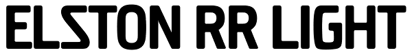 Elston RR Light Font