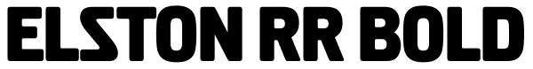 Elston RR Bold Font