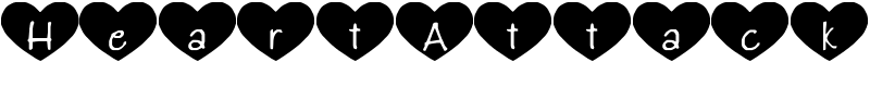 HeartAttack Font