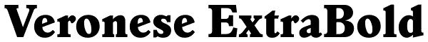 Veronese ExtraBold Font