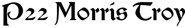 P22 Morris Troy Font