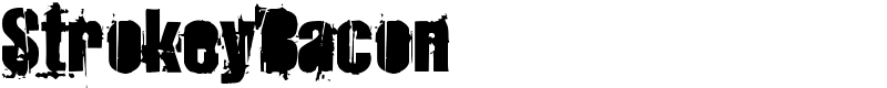 StrokeyBacon Font