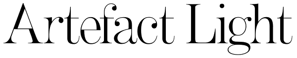 Artefact Light Font