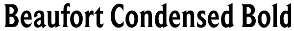 Beaufort Condensed Bold Font