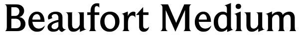 Beaufort Medium Font