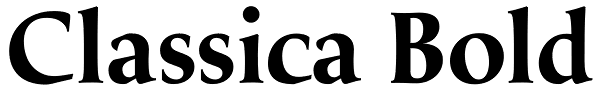 Classica Bold Font