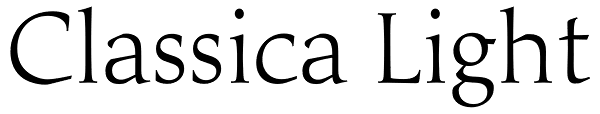 Classica Light Font