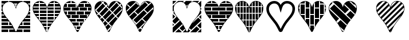 Heart Things 3 Font