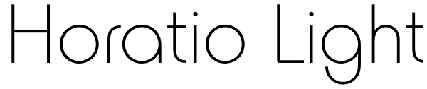 Horatio Light Font