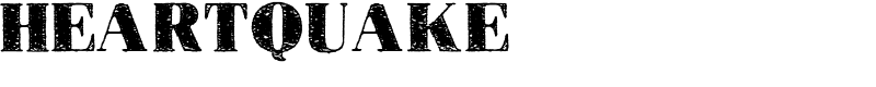 HEARTQUAKE Font