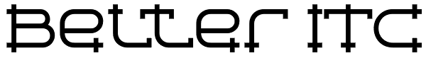 Belter ITC Font