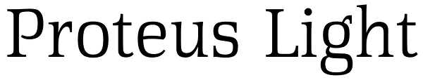 Proteus Light Font