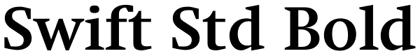 Swift Std Bold Font