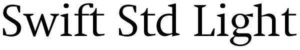 Swift Std Light Font