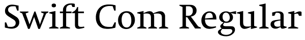 Swift Com Regular Font