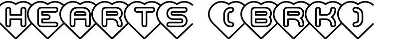 Hearts (BRK) Font