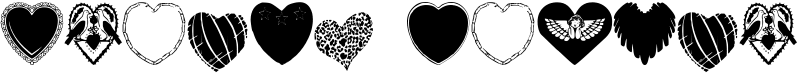 Hearts Galore Font