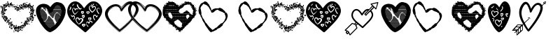 Hearts Shapes Tfb Font