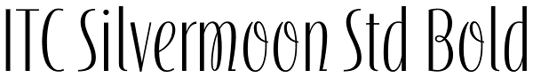 ITC Silvermoon Std Bold Font