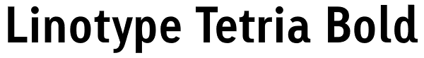 Linotype Tetria Bold Font