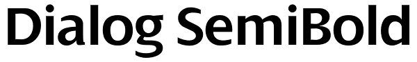 Dialog SemiBold Font