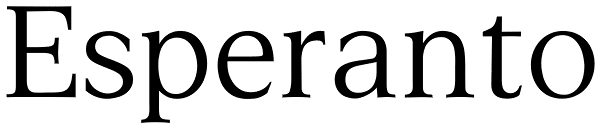 Esperanto Font