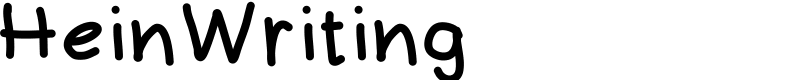 HeinWriting Font