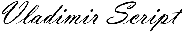 Vladimir Script Font