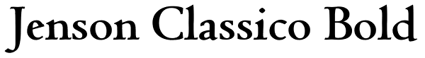 Jenson Classico Bold Font