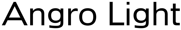 Angro Light Font