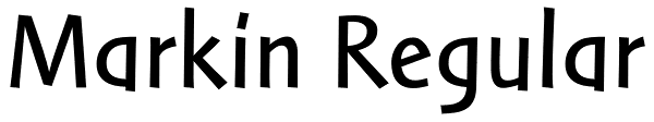 Markin Regular Font