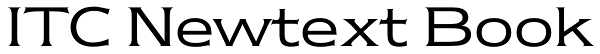 ITC Newtext Book Font