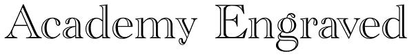 Academy Engraved Font