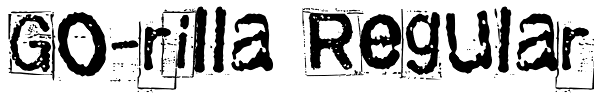 Go-rilla Regular Font