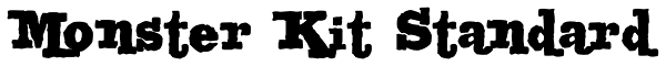 Monster Kit Standard Font