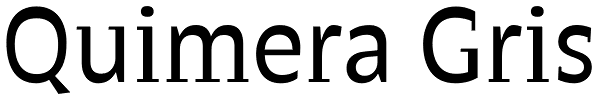 Quimera Gris Font