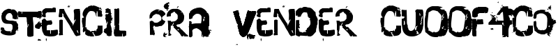 stencil pra vender cu00f4co Font