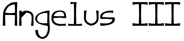 Angelus III Font